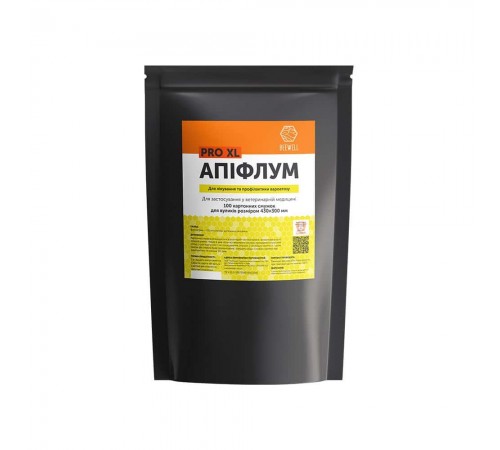 Лікування та профілактика вароатозу «Апіфлум» (для вуликів 430×300см) 100шт. Лікування та профілактика вароатозу «Апіфлум» (для вуликів 430×300см) 100шт.