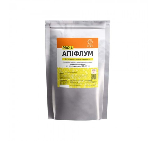 Лікування та профілактика вароатозу «Апіфлум» (для вуликів 430×300см) 50шт. Лікування та профілактика вароатозу «Апіфлум» (для вуликів 430×300см) 50шт.