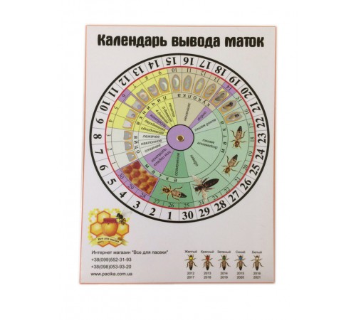 Календар для виведення маток Календар для виведення маток