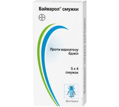 Байварол "Bayer" Німеччина, 1 уп - 4 смужки Байварол "Bayer" Німеччина, 1 уп - 4 смужки